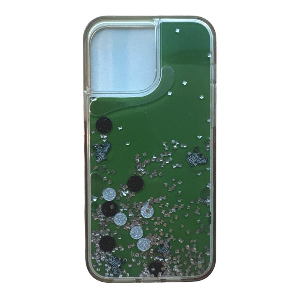 Iphone 13 pro max Kate Spade glittery hard cover